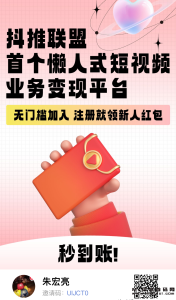 抖推联盟：年度项目，支持与详尽指导-首码项目网