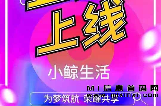 迎来了一个令人振奋的消息——【小鲸生活】即将上线！-首码项目网