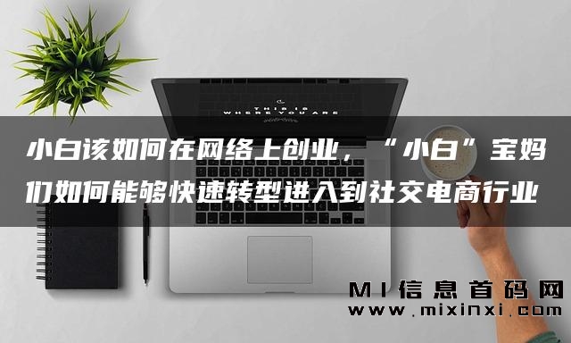 小白来说，想要在网络上创业，尤其是对于宝妈们来说，进入社交电商行业是一个不错的选择。-首码项目网