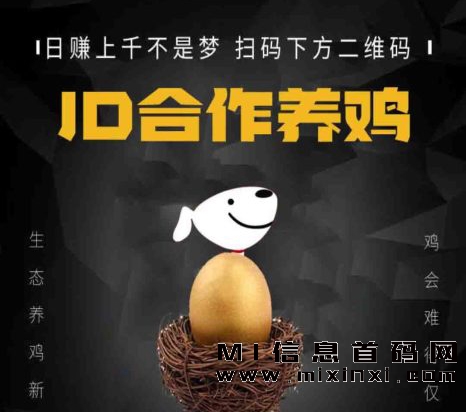 JD合作养鸡项目，参与养鸡项目的用户可以使用20个鸡蛋兑换一只鸡-首码项目网