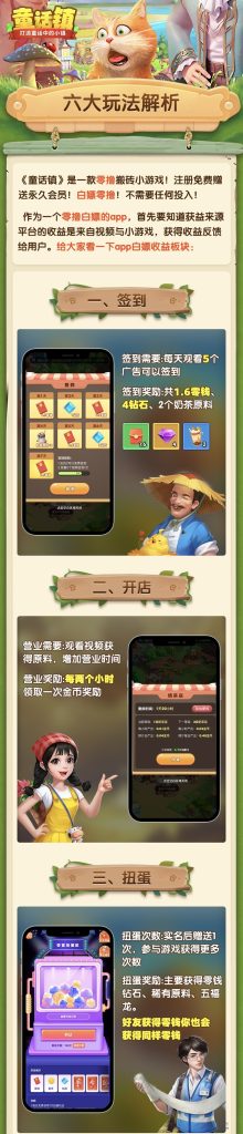 《童话镇》2024最新项目，白嫖天花板-首码项目网