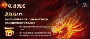点酷龙预计明天(3月5号下午)上线,上线就有三款游戏-首码项目网
