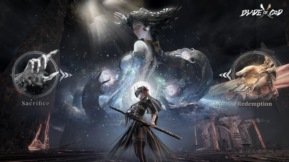 黑暗主题高质量 ARPG 游戏 Blade of God X 今日来袭！-首码项目网