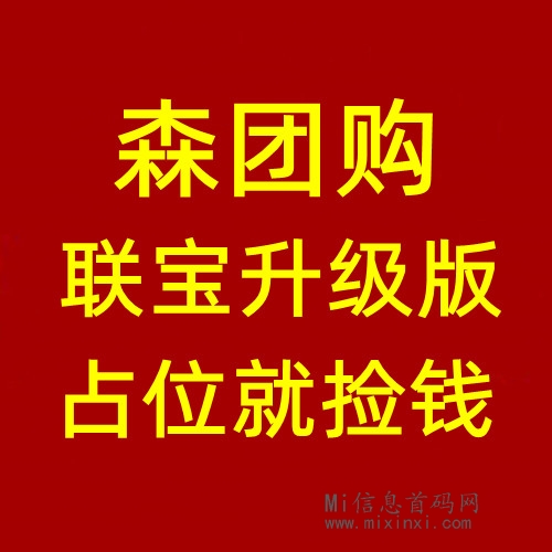 森团购：联宝升级版，公排二二复制滑落模式，支持考察抢占先机-首码项目网
