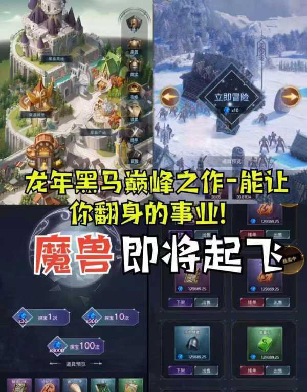 魔兽城堡：潮玩模式升级版，不实名，没有任务！-首码项目网
