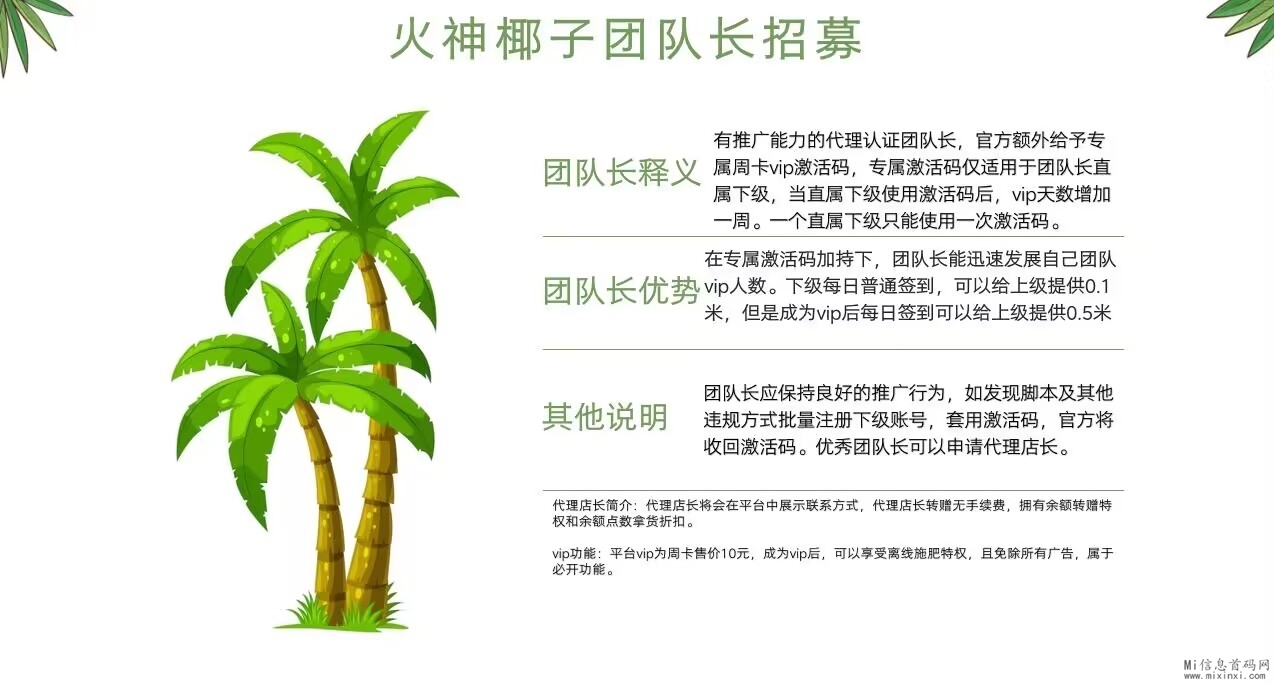 首码项目，火神椰子即将火热上线！招收团队长-首码项目网