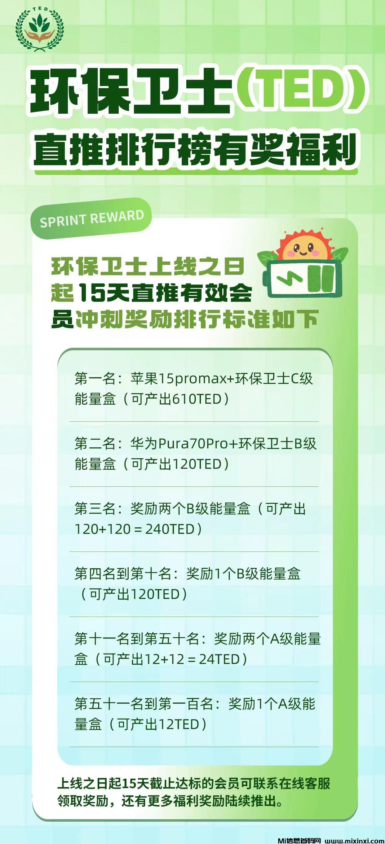 环保卫士：大区卷轴排线中，抢占前排-首码项目网