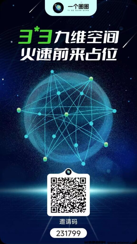 一个圈圈APP:Web3.0时代——每天6个广告普通也能逆袭暴富的财富先机-首码项目网