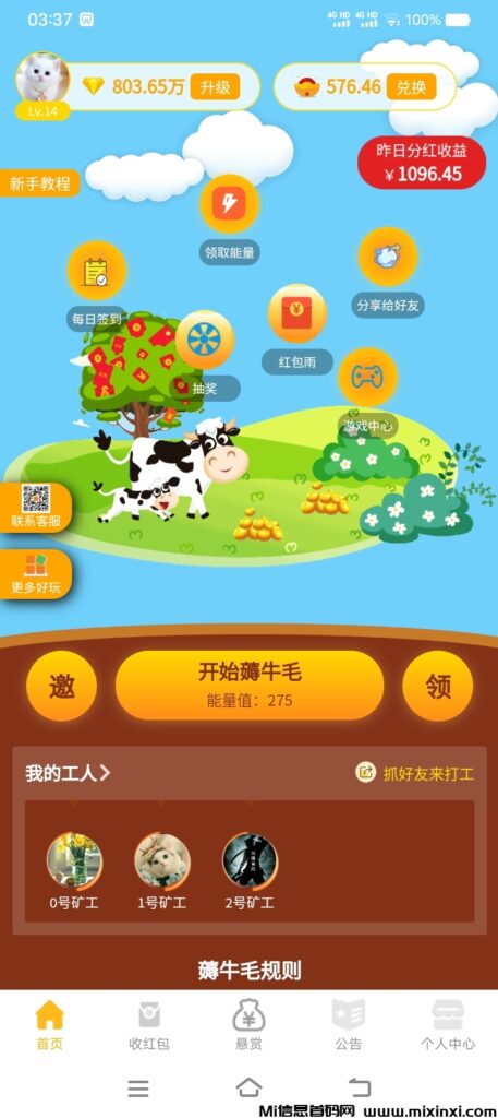 牛毛圈最新上线,可零撸,易复制-首码项目网