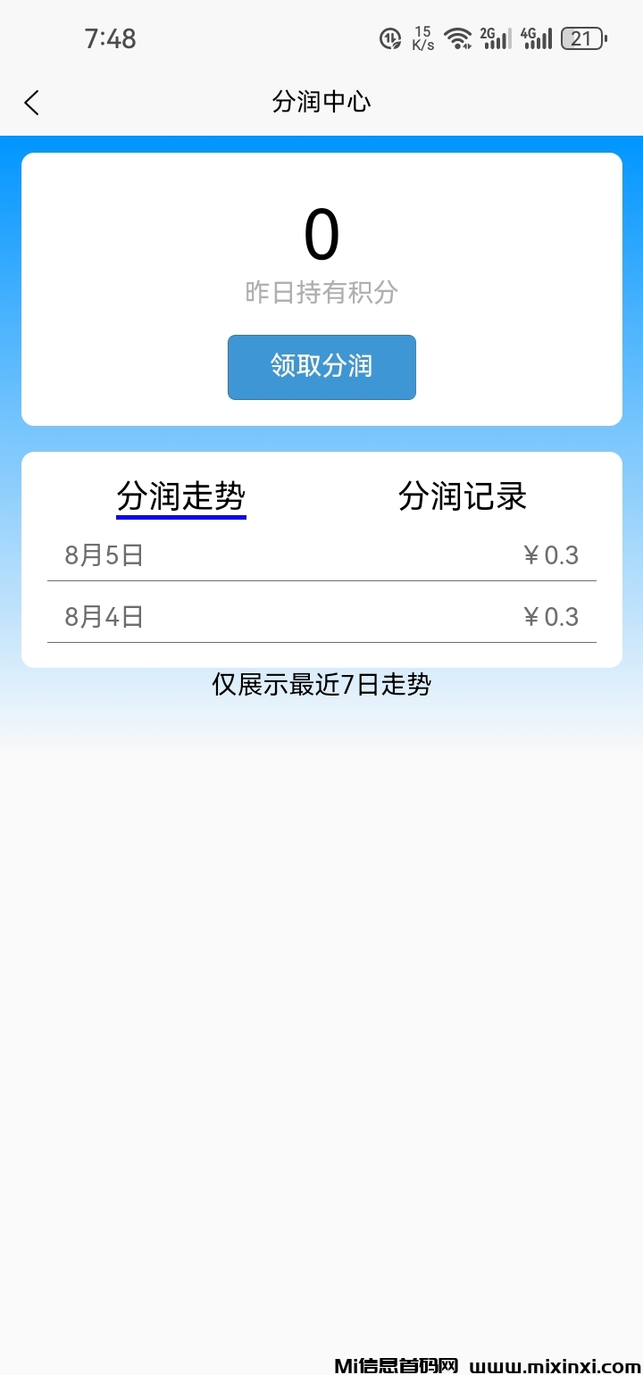 微脉网-零鲁每天分红-首码项目网
