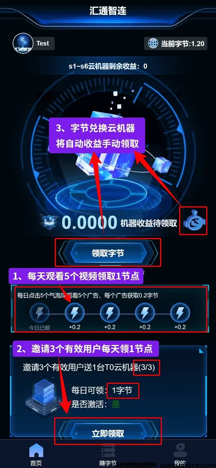 《汇通智连》每天5个广告 2米保底-首码项目网