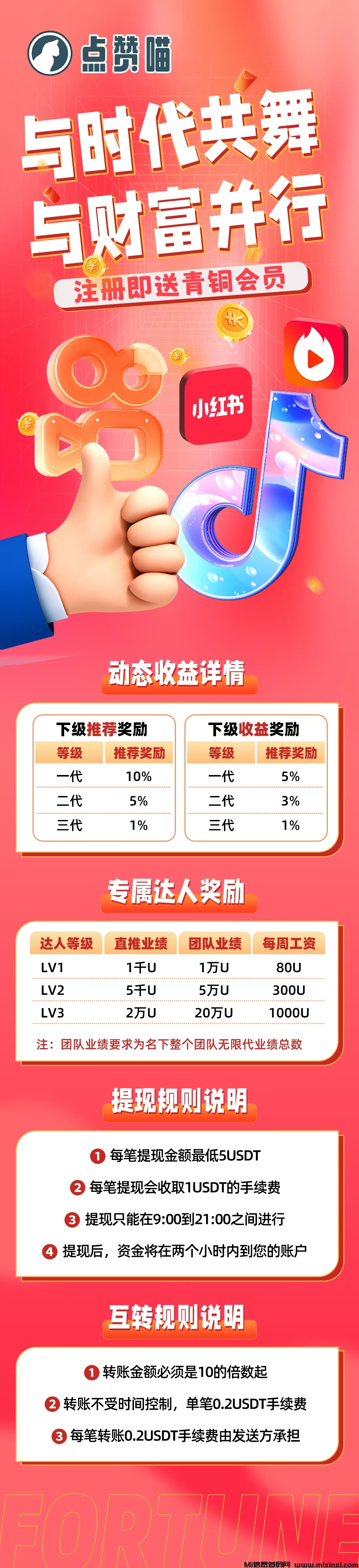 点赞喵爆火项目爆火-首码项目网