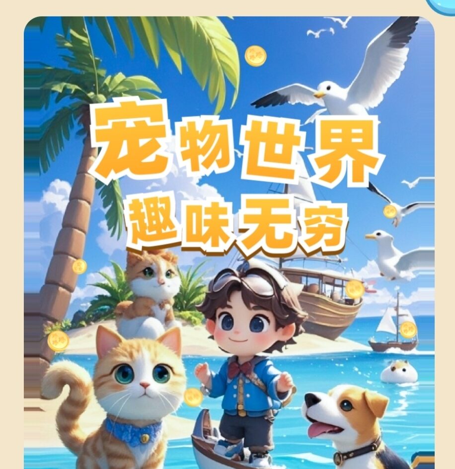 《宠物世界》免费零撸 自带回收 超级稳定-首码项目网