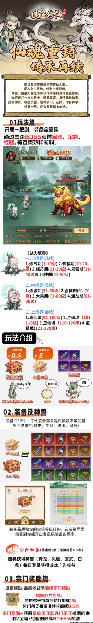 20241210123954115-2024.12.9-白雪-摸鱼修仙-玩法攻略长图