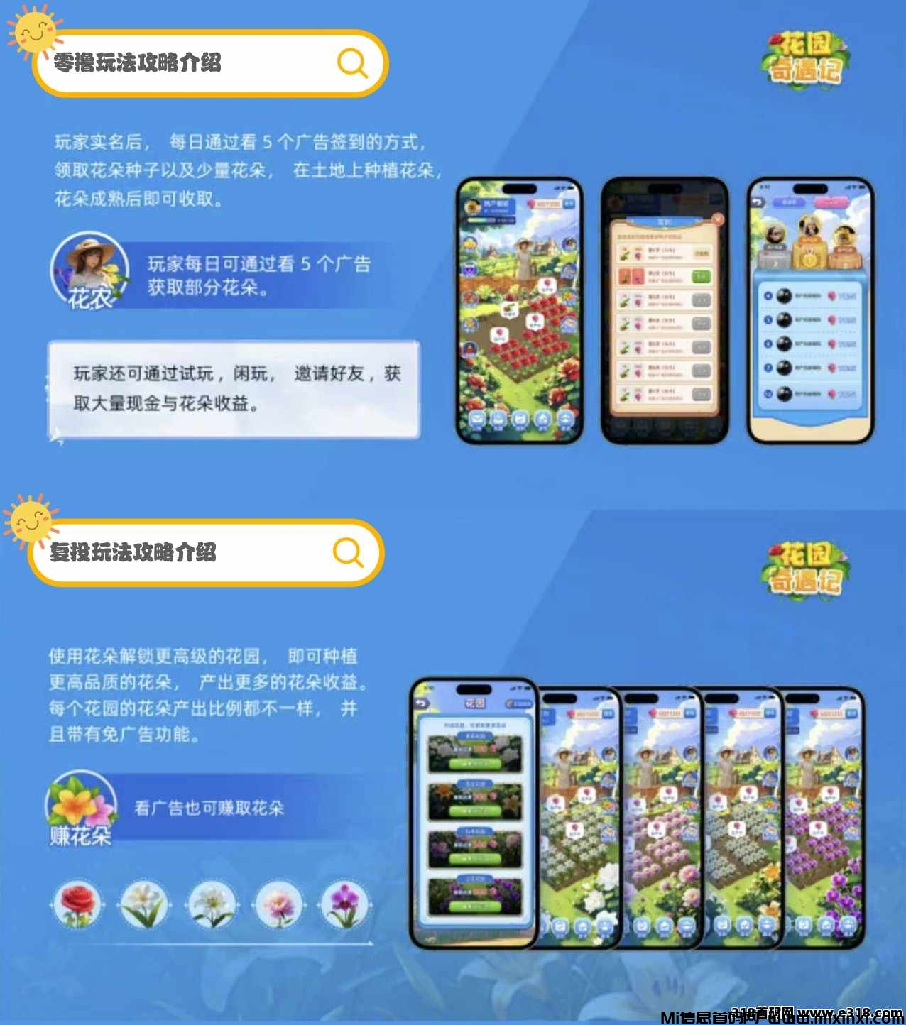 花园奇遇记/预热/12号内测不删档零鲁每天2-4米-首码项目网