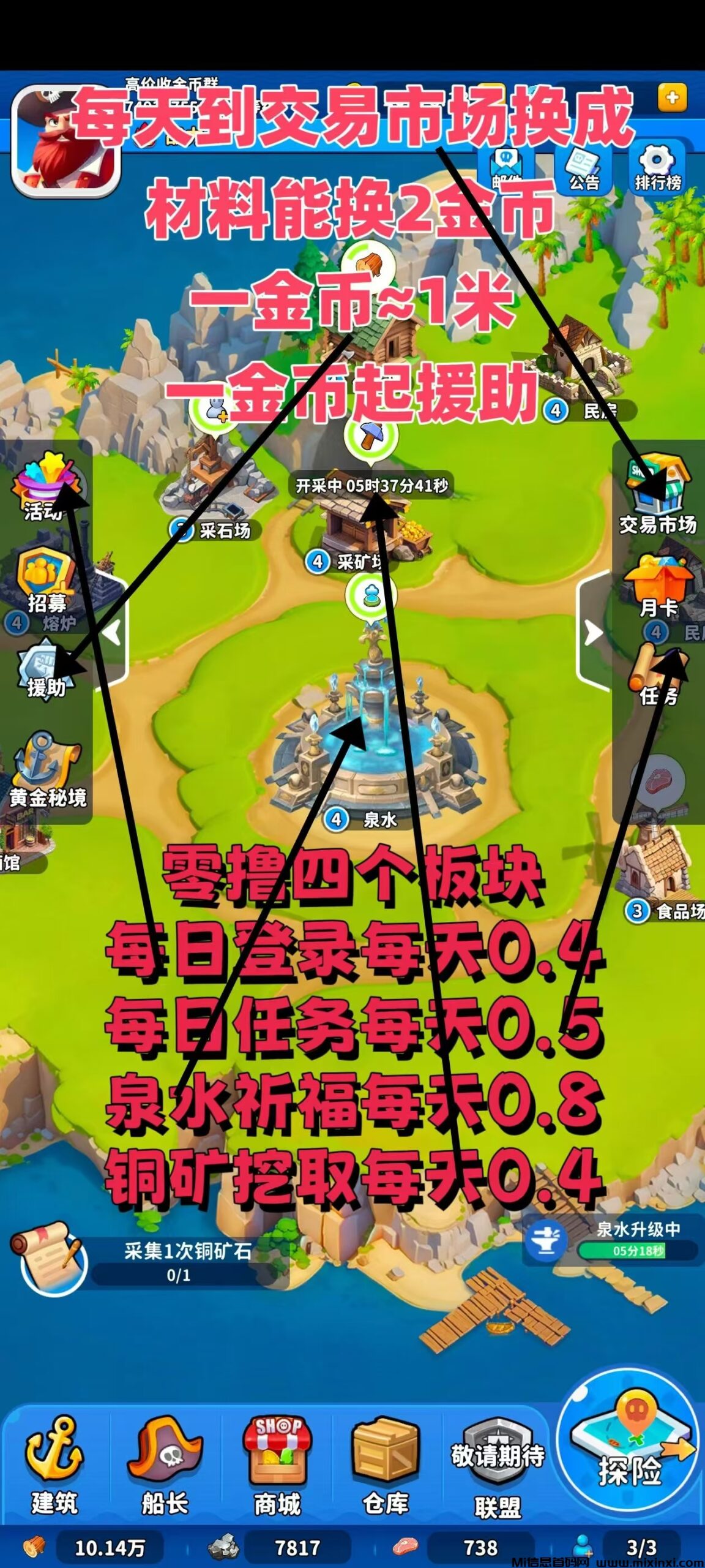 新版本泉水指挥官/刚上线/零鲁无广告每天3米-10米-首码项目网
