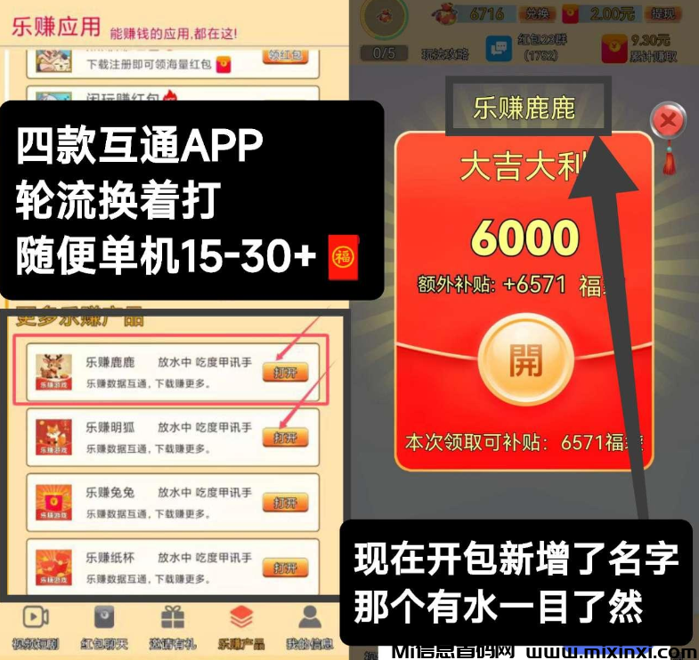 乐赚趣鼠今天新码出，体现秒到，轻松赚！-首码项目网
