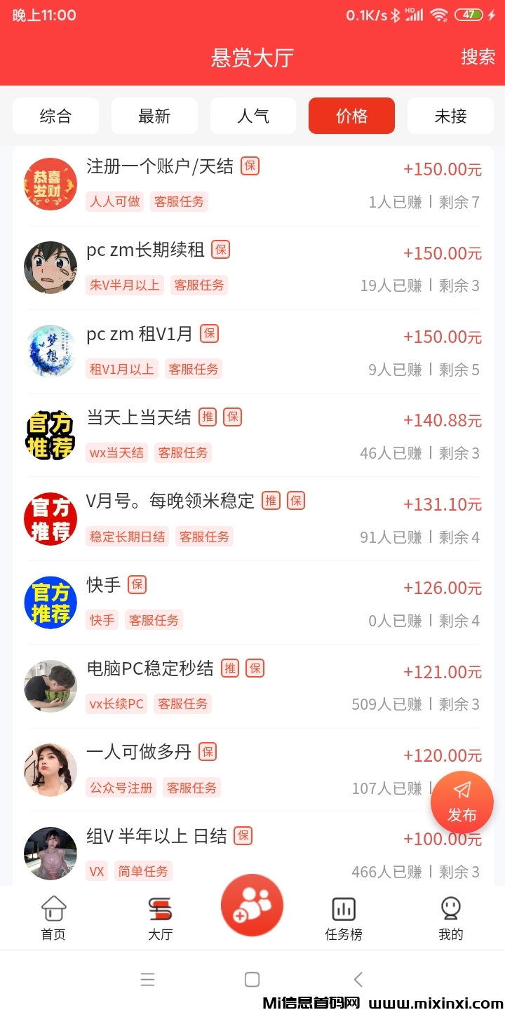 悬赏平台做任务一天900+你敢信？-首码项目网