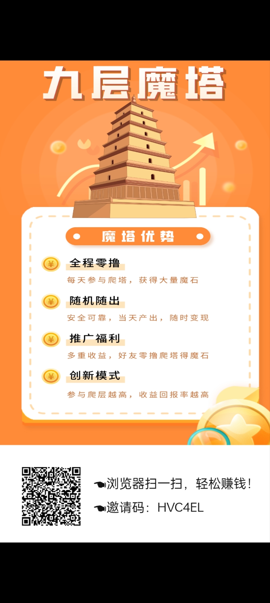 九层魔塔首码刚出，零撸天花板-首码项目网
