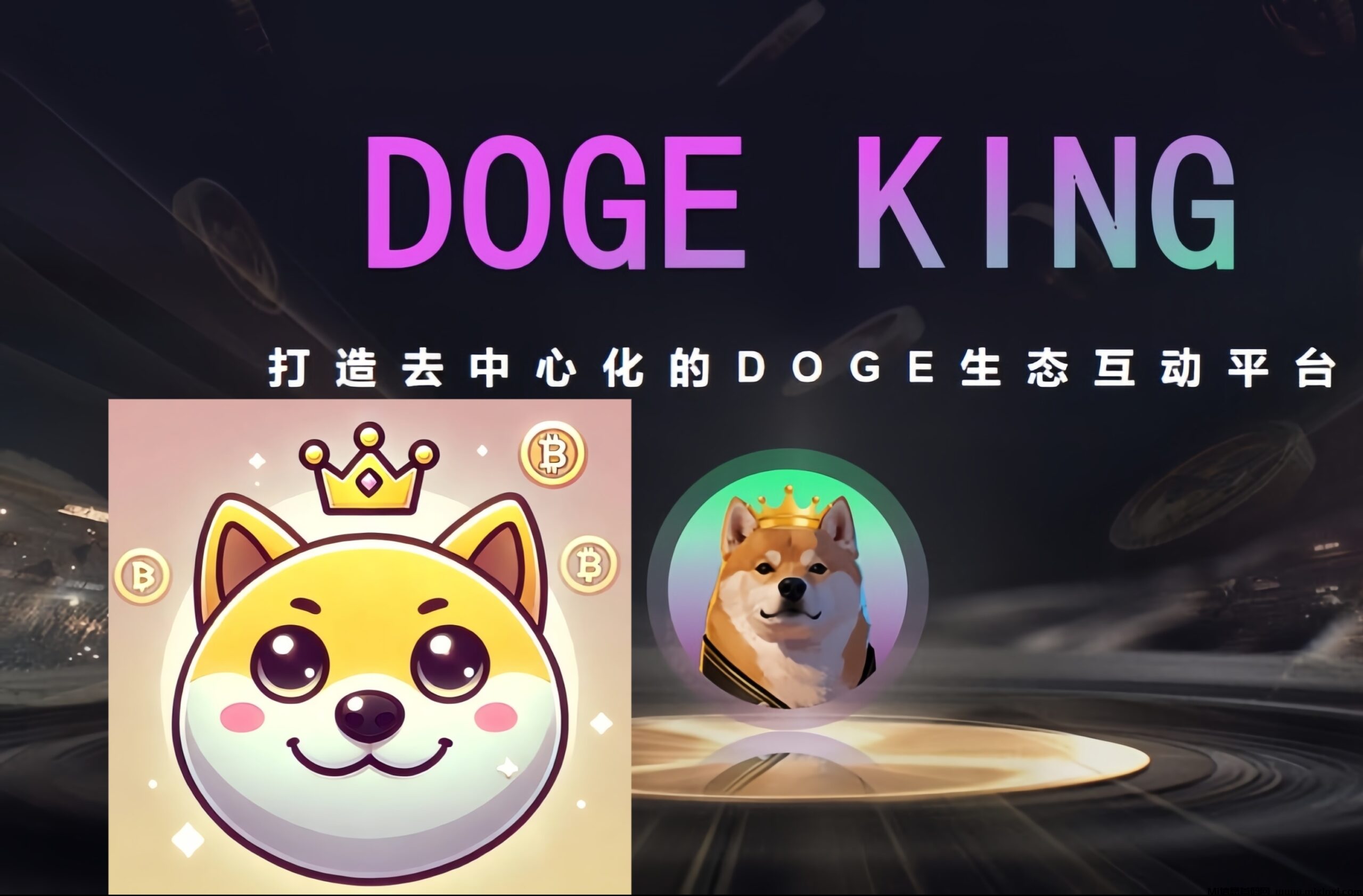 DOGE KING 0投入挂机挖狗狗币赚钱！