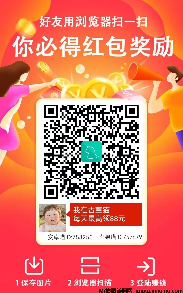 首码古董猫刚出，五一期间收益翻倍，推广一天收益600+