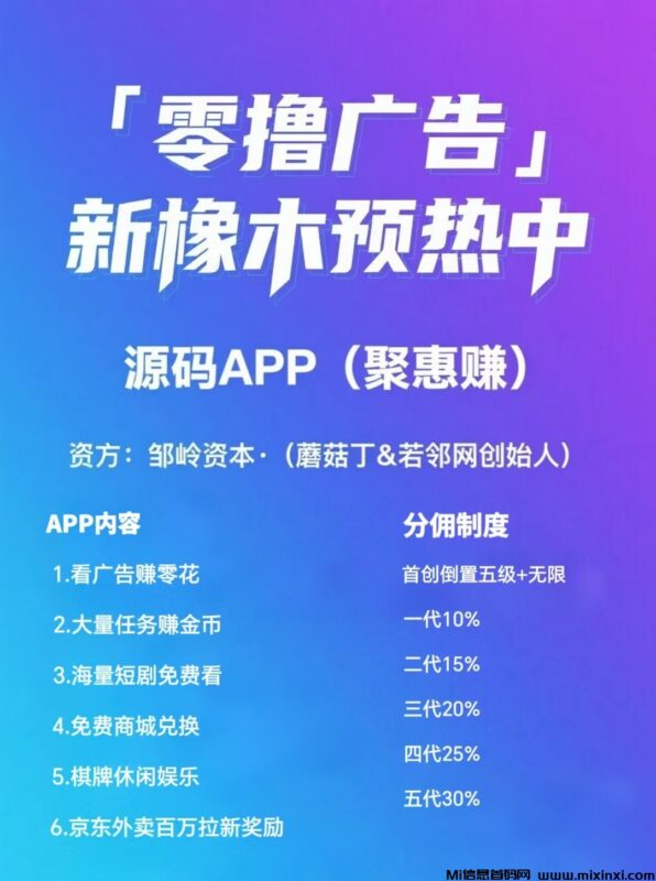 2025黑马项目，惠聚赚，火爆预热中-首码项目网