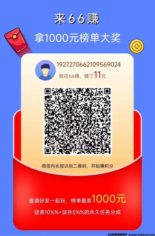 66阅读:微信阅读最高价平台,没有检测,只要能打开文章就算数!-首码项目网