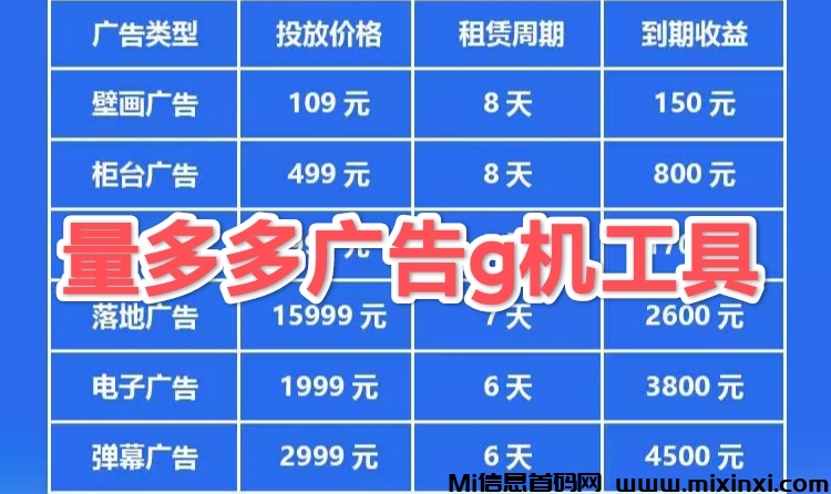 量多多首发，全天自动浏览广告工具-首码项目网
