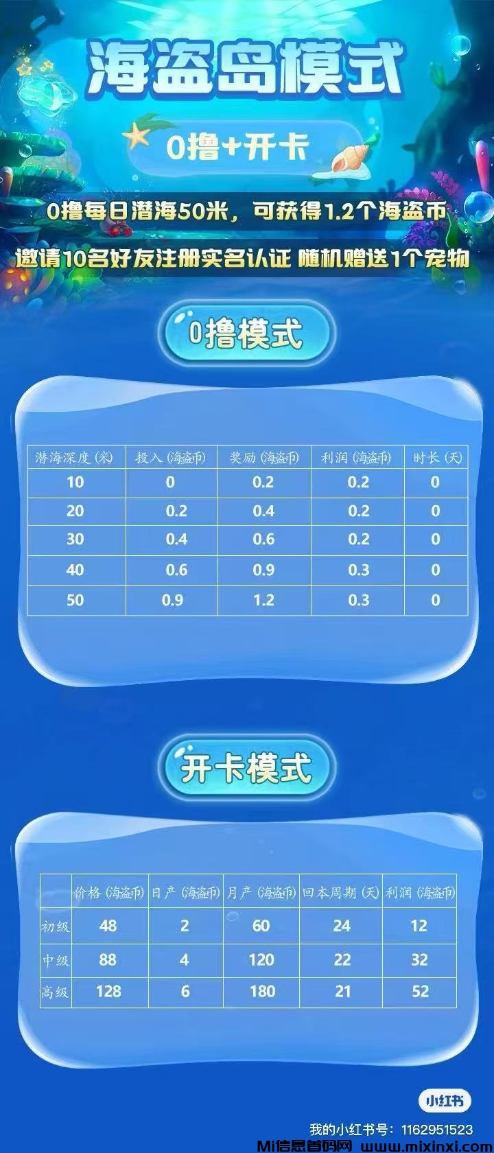 海盗岛，零撸模式-首码项目网